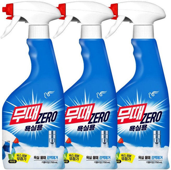 무균무때 욕실용 세정제 단품, 750ml, 3개