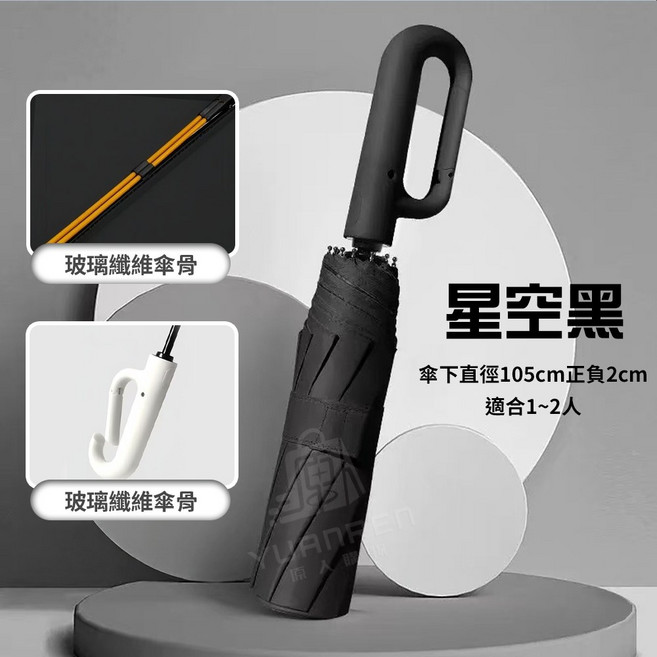 60骨抗風自動傘 105cm大傘面 輕量抗UV折疊傘