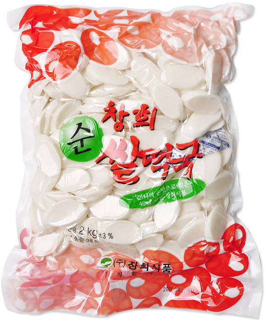 창희식품 40년전통 쌀 떡국떡 2kg (HACCP인증), 1개