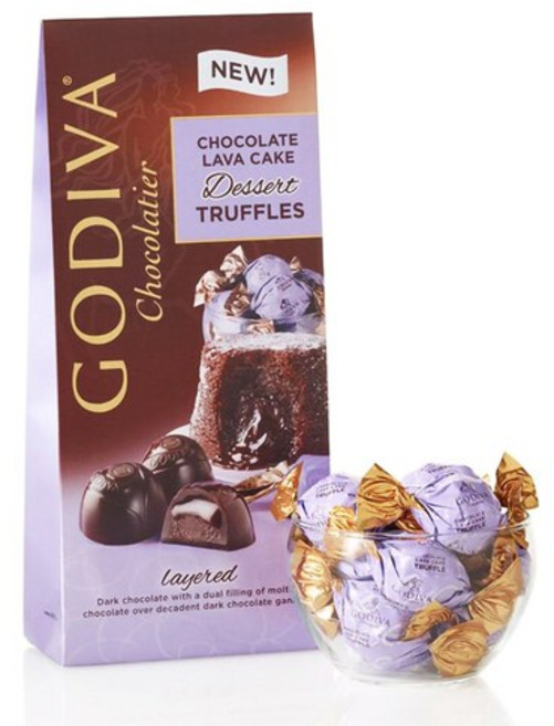 Godiva 고디바 초콜릿 라바 케이크 디저트 트러플 141g Chocolate Lava Cake, 1개