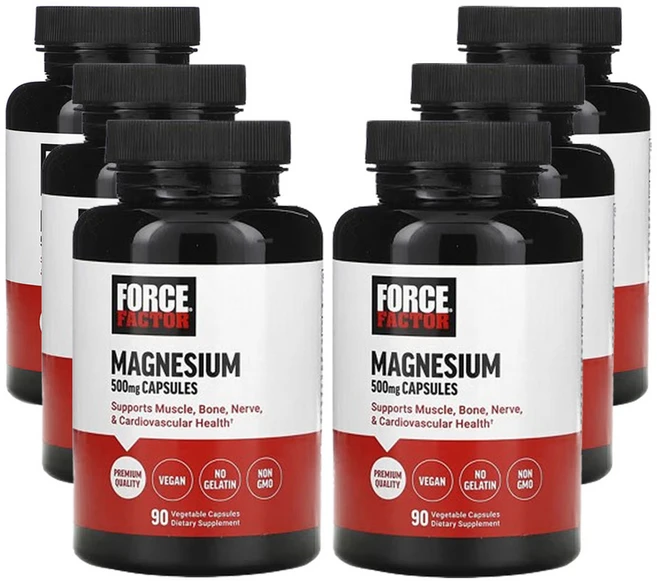 포스팩터 마그네슘 500mg 베지 캡슐 90 정, 6개, 90정 - 쿠팡