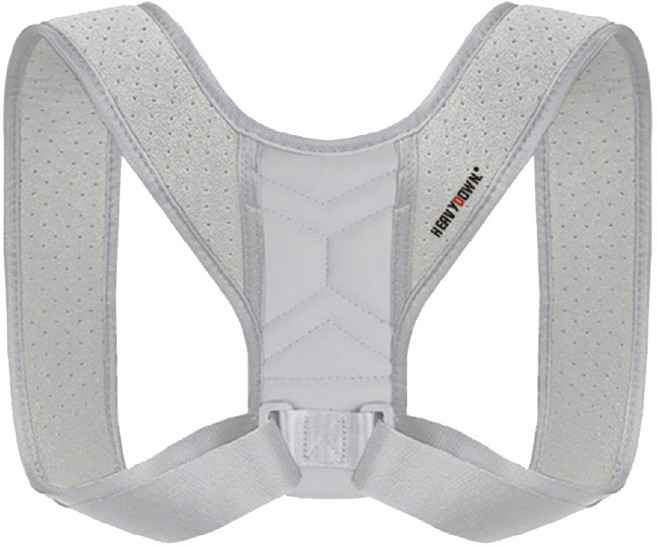 해비다운 바른자세 어깨밴드 그레이, 1개