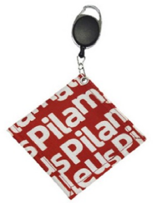 골프 볼타올 릴타올 공닦는 와이어 달린 타월, 코드 레드, 1개