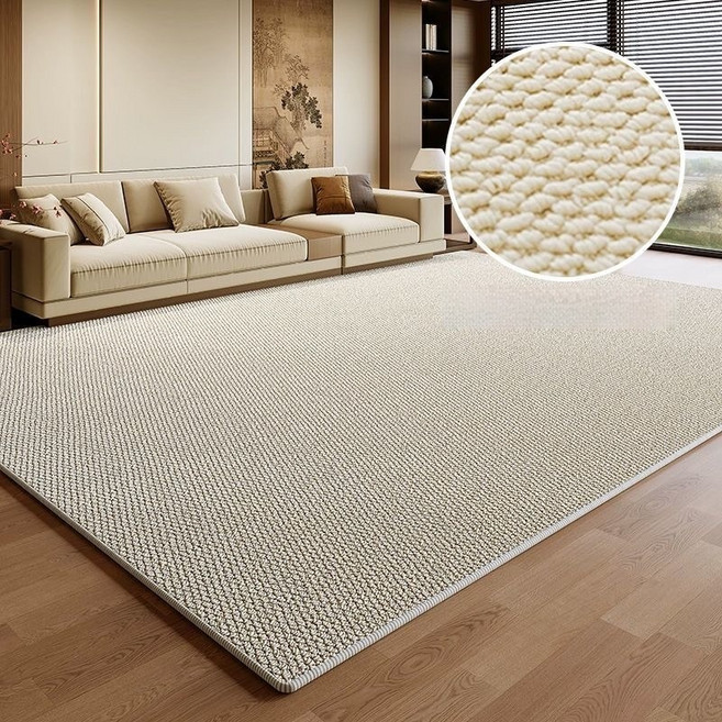 yelltata대형 거실 카페트 방수 미끄럼방지 러그 먼지없는 물세탁