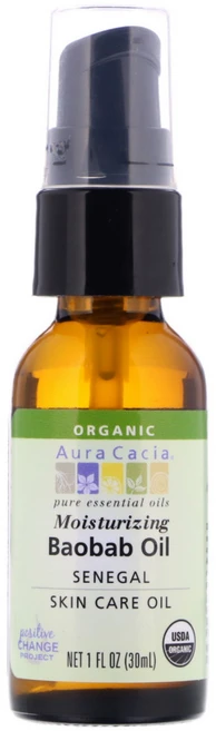 Aura Cacia 유기농 바오밥 오일 스킨 케어 오일 30m 2팩, 1개, 30ml - 쿠팡