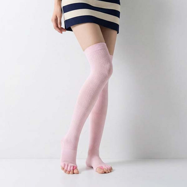 어반룩북 스텔라 오픈토 발가락 수면 압박스타킹