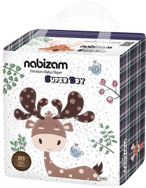 [체험팩] 나비잠 기저귀 슈퍼드라이 팬티 3장 모음, 점보형(2XL), 3매