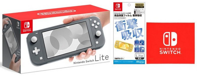Nintendo Switch Lite + Nintendo Switch Lite ([Amazon.co.jp 그레이 [닌텐도 라이센스 상품], 1개