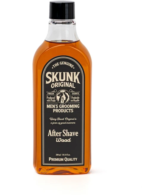[한국본사정품]스컹크오리지날 에프터쉐이브 우드향 남성쉐이빙 면도 보습스킨, 300ml, 1개 - 쿠팡