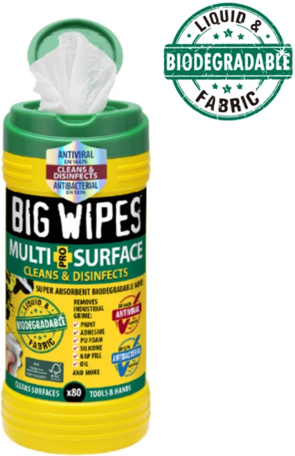 빅와이프스 만능티슈 80매입, 다목적용 (초록색), 1개 - 쿠팡