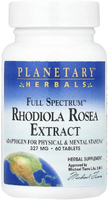 Planetary Herbals 풀 스펙트럼 홍경천 추출물 정제 60개, 1개, 60정 - 쿠팡