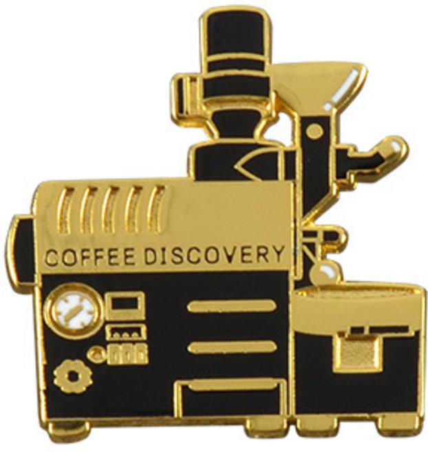 새로운 도착 커플 에스프레소 액세서리 바리스타 메이커 브로치 미니 탬퍼 아름다운 배지 카페 선물, 14 D1