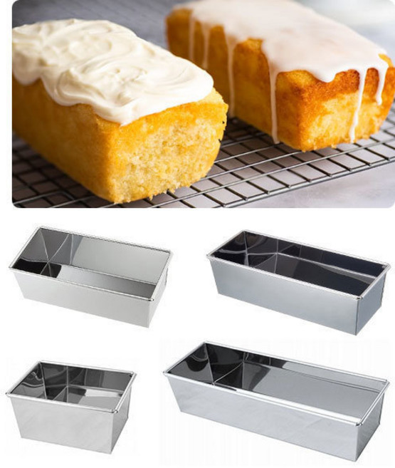 시모토리 스테인레스 파운드 케이크틀 파운드틀 4종, 1개