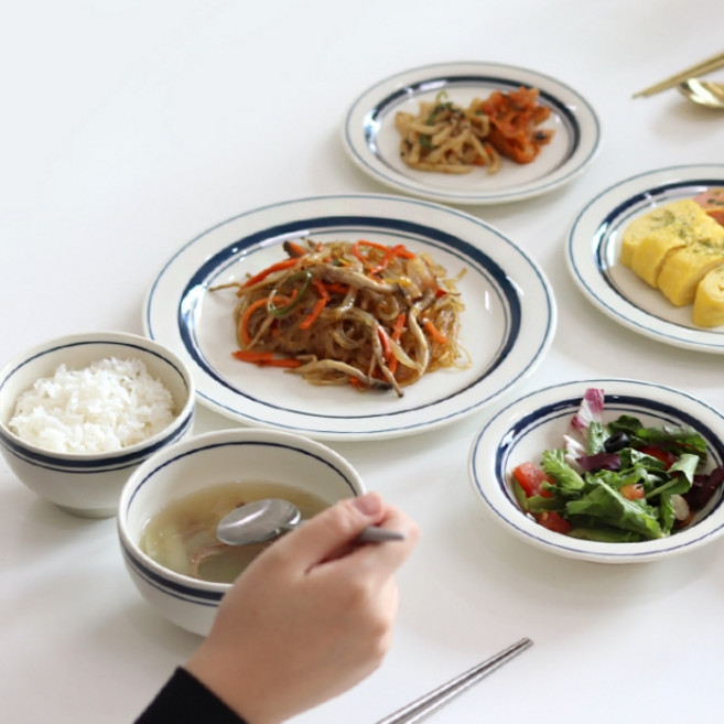 코지테이블 일본 카네수즈 데일리 원형접시 3호, 브라운스톤, 1개