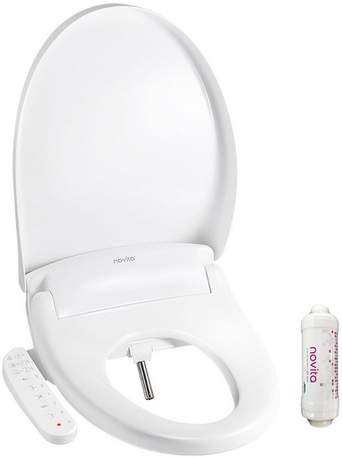 [노비타] 쾌정 건조 키즈 IPX5 방수비데 탈취 가능 풀스테인레스 시크릿노즐 비데 BD-N441H, BD-N441H 기사, 방문설치