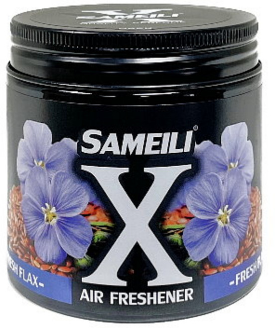 和霆車部品 SAMEILI X 消臭芳香膏 小黑罐 車用芳香劑 淡柑橘 小蒼蘭 麝香 薰衣草 220g S-12 純白亞麻, 1個, S-12/純白亞麻