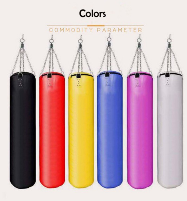 남성용 PU 복싱 펀칭백 킥복싱 샌드백 MMA 타이 태권다 트레이닝 백 산다 피트니스 압력 완화 180cm 150cm, 09 Black 180cm