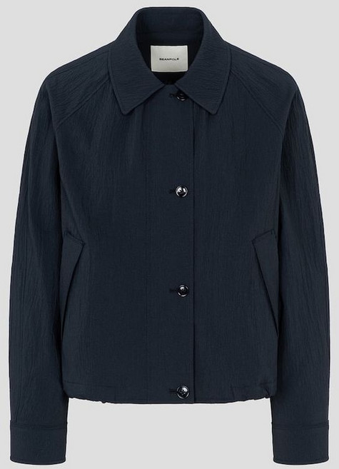 [국내백화점 매장정품] 빈폴 BEANPOLE LADIES 서커 헤링턴 점퍼 - 네이비 (BF6439C01R) BF6439C01R 124256