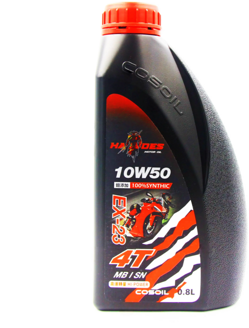 HADES摩托車油全合成機油 提升引擎性能 減少磨損, 1個, EX-23 4T MB 10W50