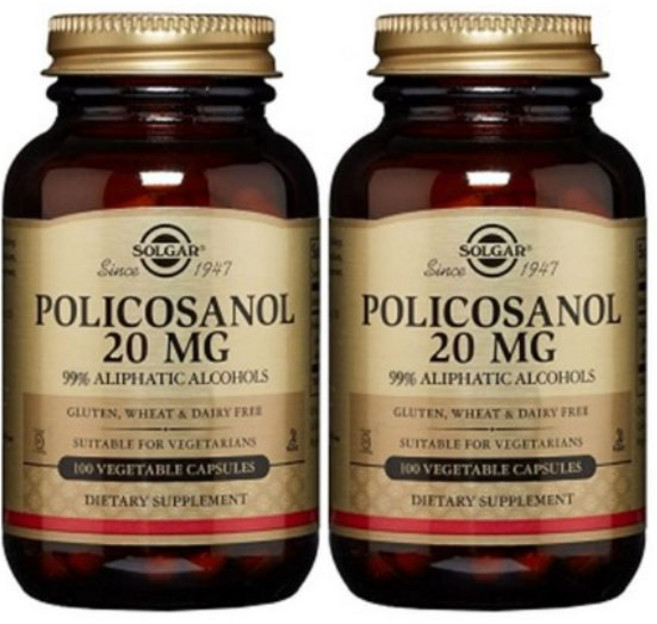 솔가 폴리코사놀 20mg 100캡슐 x 2통 Policosanol, 100정, 2개