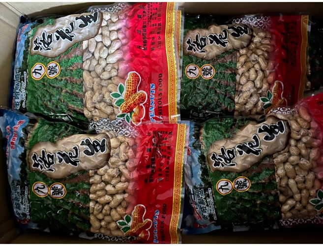 雲林9號蒜味花生 (帶殼花生) - 台灣花生, 1個, 九號鹹酥, 600g