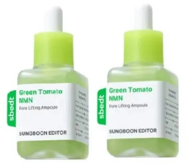 [4중모공개선] 성분에디터 그린토마토 NMN 포어 리프팅 앰플, 2개, 40ml - 쿠팡