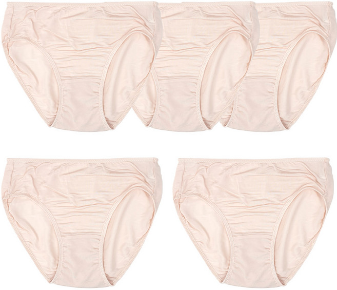 아이보리7 국산 인견팬티 여름 시원한 데일리 빅사이즈 기본여성팬티_5종