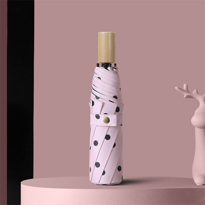 데일로엔 자외선차단 암막 도트 3단 양우산