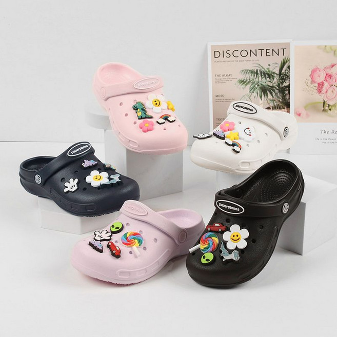 페이퍼플레인키즈 아동 샌들 EVA 유아 키즈 여아 남아 주니어 가을 어린이 초등 신발 슬리퍼 미끄럼방지