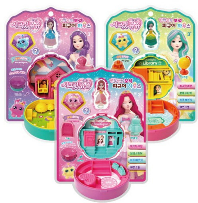 시크릿 쥬쥬 반짝반짝 보석 피규어하우스, 1개, 1개