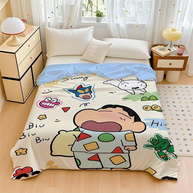크레용신짱 캐릭터이불 사계절 싱글 더블 순면이불