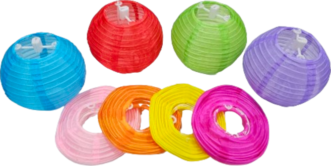 미니 소원등 10cm 미니연등 불교용품 (10개 30개 50개 100개 세트판매), 10개, 노랑