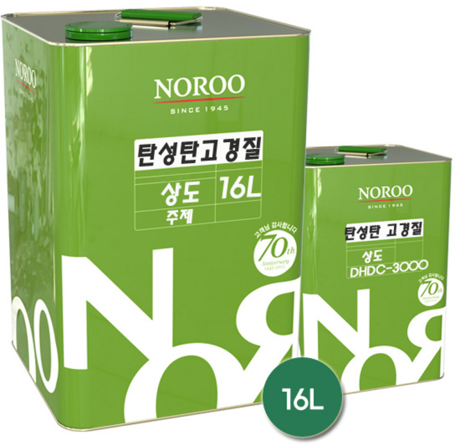 노루페인트 옥상방수 우레탄페인트 에코 탄성탄 고경질 상도 16L, 회색, 1개