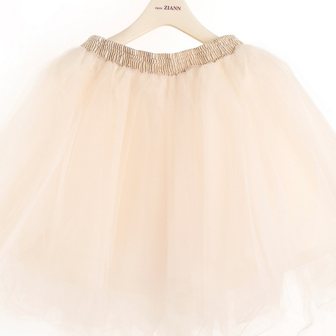 춘자몰 캉캉치마 발레리나 튜튜 샤스커트 망사 시스루 스커트 SW0164