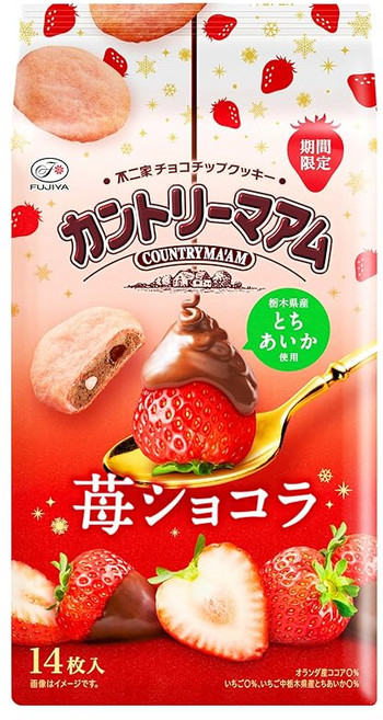 후지야 컨트리마암 딸기 쇼콜라 14매×5봉지, 상세페이지 참조