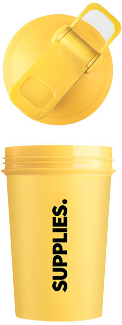 서플라이스 쉐이커 클래식 미니 보틀, 옐로우, 400ml, 1개