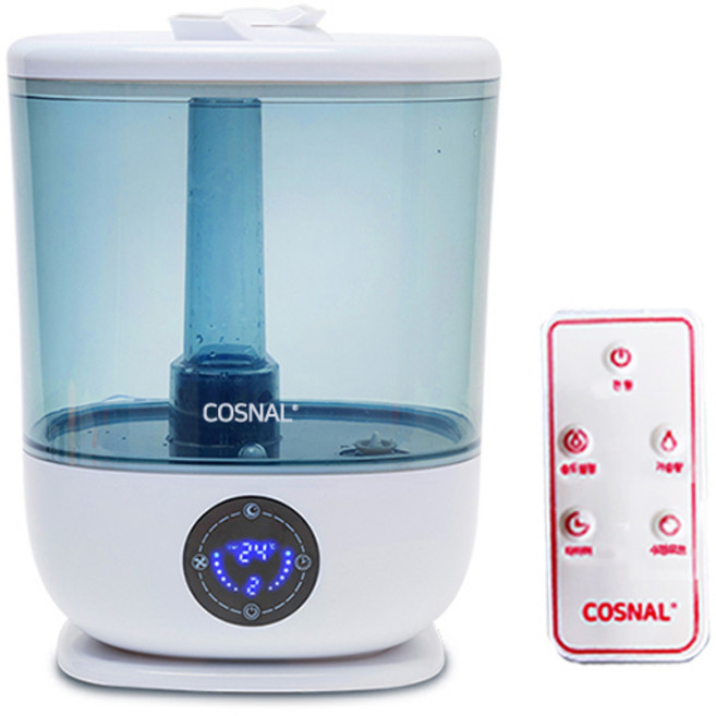 코스날 자동습도조절 듀얼 초음파 가습기 5.5L + 리모컨, CO-HU-DUAL5500 (화이트)