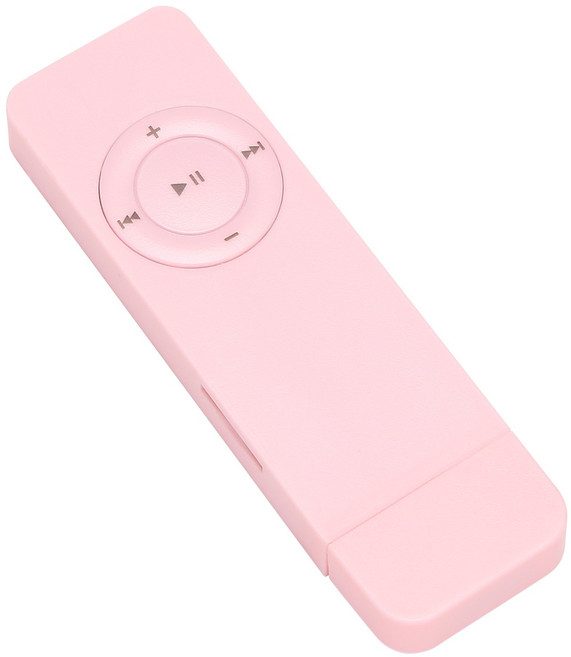 휴대용 USB 스포츠 U 디스크 미니 MP3 음악 플레이어 지원 32GB TF 카드 (검은 색), 분홍색