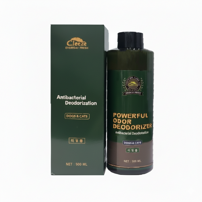 클리즈 천연 네추럴 무향 강아지 고양이 반려동물 탈취제 리필용, 1개, 500ml