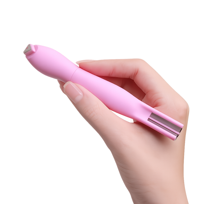 3in1 네일 자석 스틱 하트 프렌치 마그네틱 젤 네일 툴, 1개, 핑크