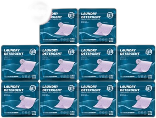 테크 한장빨래 효소캡처 라벤더(), 1개, 10매