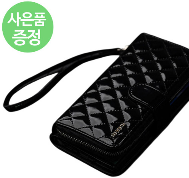 삐니끄니 아이폰14프로맥스 / T09S0Y PU가죽 지퍼 지갑형 다이어리 휴대폰 케이스 + 깜짝사은품