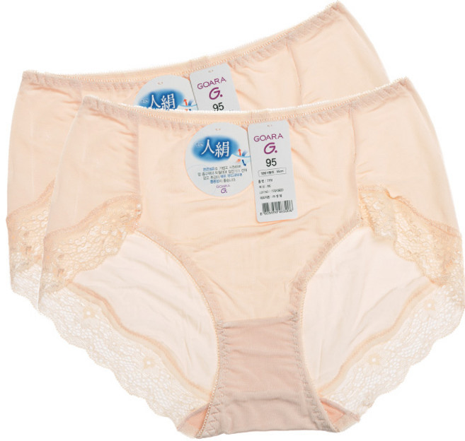 인견 노라인 레이스 편한 팬티 2P