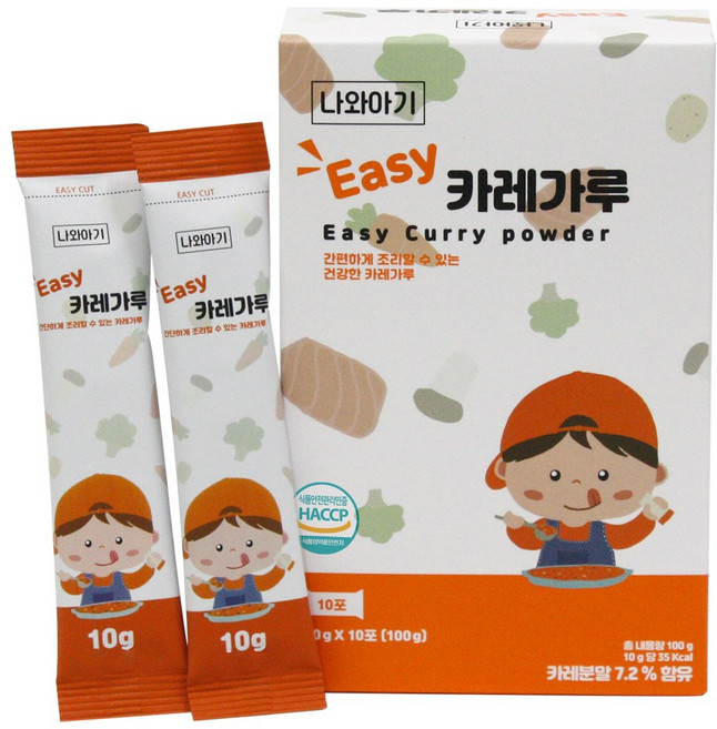 나와아기 카레가루 10p, 100g, 1개