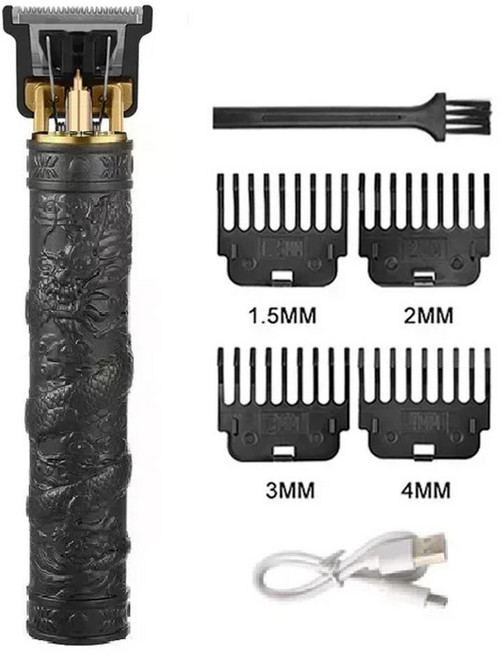 머리 깎기 수염 면도 바디 헤어 트리머 가위 전기 절단기 전문 이발사 면도기, 07 Black DragonB, 2. Black DragonB