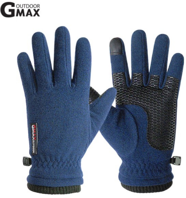 지맥스 코알라 장갑 방한 방풍 겨울 자전거 바이크 라이딩 오토바이 남성 여성 두꺼운 추천 가성비, 블루, 1개