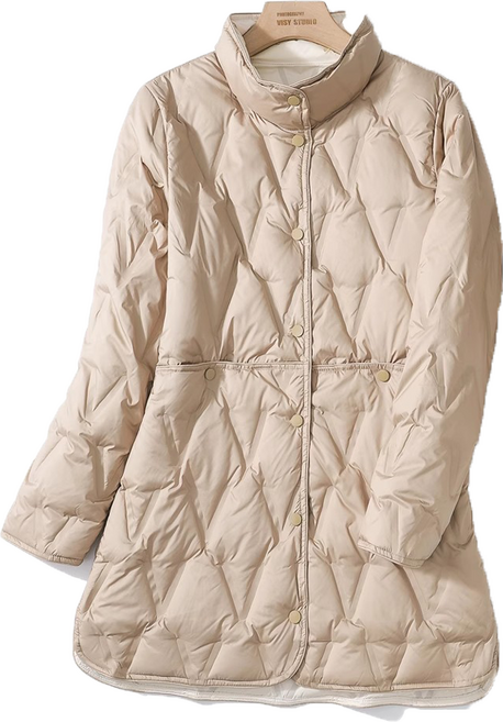 POMTOR 여성 겨울 양면 따뜻한 빅사이즈 패딩 점퍼