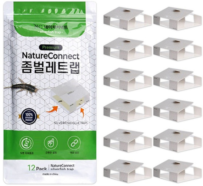 네이처커넥트 좀벌레 트랩 12개입 초가성비 트랩!, 12개
