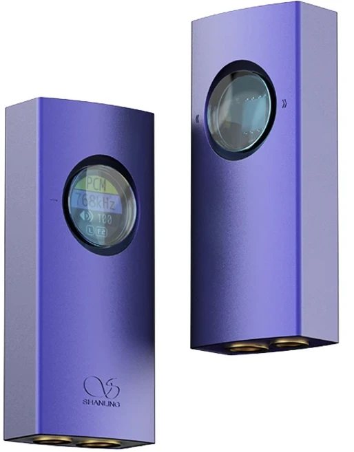SHANLING UA1 II 휴대용 USB DAC AMP 헤드폰 앰프 고해상도 오디오 듀얼 CS43131 디코딩 PCM768 DSD512 3.5, 02 purple