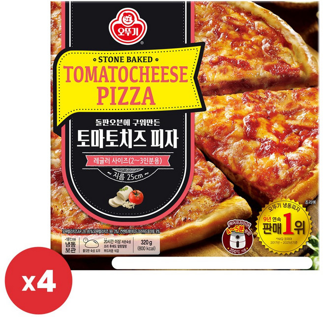 오뚜기 마르게리타 피자 320g 4개